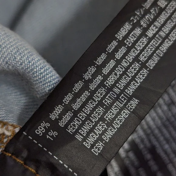 Zara Oversized Cotton Denim Jacket Men's Sz XXL Light Wash Jean Trucker Western - Picture 7 of 7